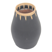 Vaas Nadia rotan tabs zwart