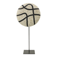 Decor op standaard Lines beige M