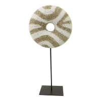 Decor op standaard Zebra beige