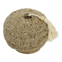 Offermand rond Mori beige S