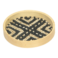 Coaster beads Lana black