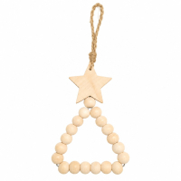 Kralen hanger boom naturel S