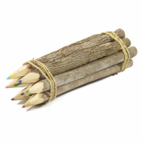 Potlood gekleurd boomschors set10 S