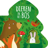 Dieren in het bos (8 pag. karton)