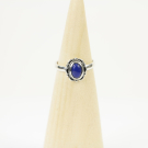 Ring zilver Mt. 6/52 Lapis Lazulli HR279