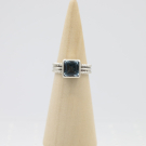 Ring zilver Mt. 9/60 Sky Topaas RAJ14