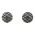 Oorsteker Golven, zilver SP36509