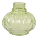 Vaas glas retro rond groen