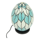 Lamp glasvezel bloemen ei stippen