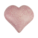 Steen kisii hart multi color assorti