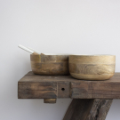 Slaschaal mangohout Megan XL