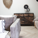 Sierkussen zwart Gisele