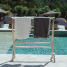 Plaid linnen Emily zwart