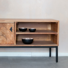 Waxinelichthouder koper Aria L