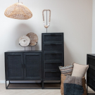 Dressoir zwart Emily 2 deurs