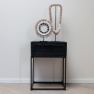 Nachtkastje zwart Emily