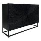 Dressoir zwart Etoile 3 deurs