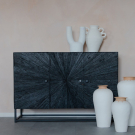 Dressoir zwart Etoile 3 deurs