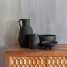 Vase Ikaria black