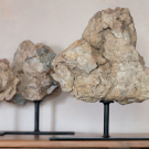 Rots steen op stand Set 3