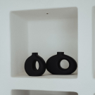 Houten vaas Abstract M