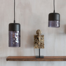 Houten ornament bewerkt op standaard