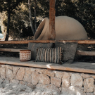 Mand schelp Kazuri Set 3