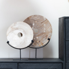 Versteend hout op stand donut L assorti