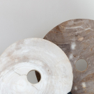 Versteend hout op stand donut L assorti