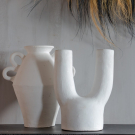 Vase terracotta Longa U shape