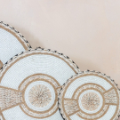 Schelpen decor Lulu wit S
