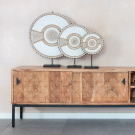 Schelpen decor Lulu wit M
