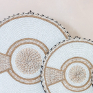 Schelpen decor Lulu wit L