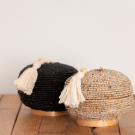 Offermand rond Mori beige S