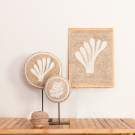 Offermand rond Mori beige S