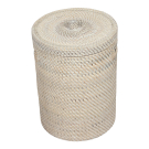 Basket with lid rattan Zazu S