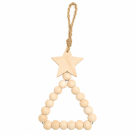 Kralen hanger boom naturel S