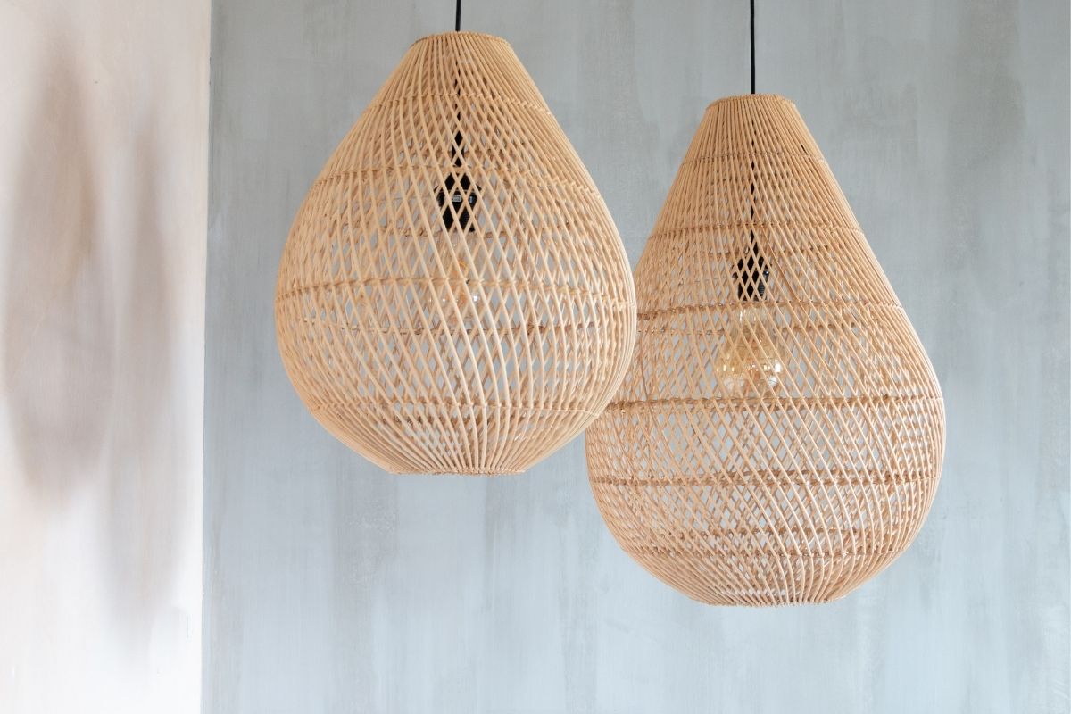 Rotan hanglampen